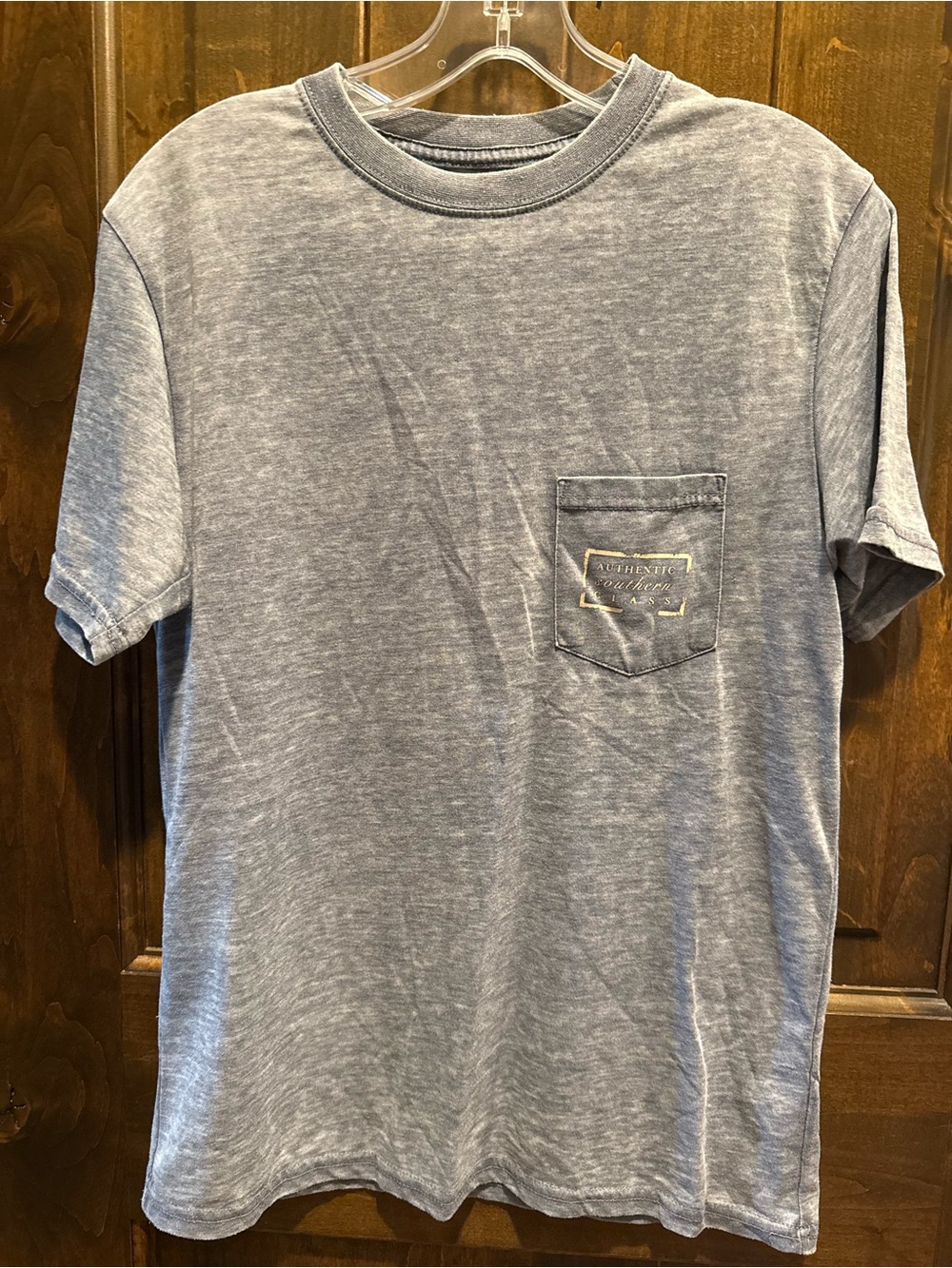 Southern Marsh Kids Short Sleeve Pocket Tee - Heather Gray